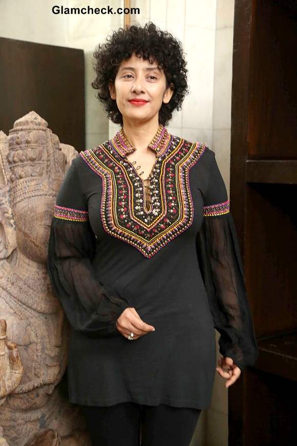 Manisha Koirala Sporting an All Black Look