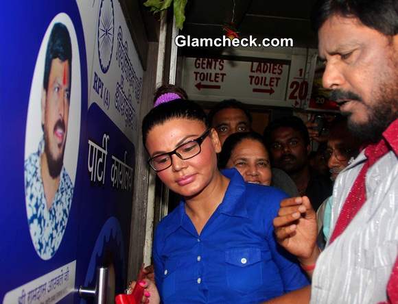 Rakhi Sawant Inaugurates RPIs New Office Space