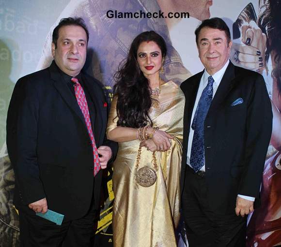 Rekha at Lekar Hum Deewana Dil Premiere