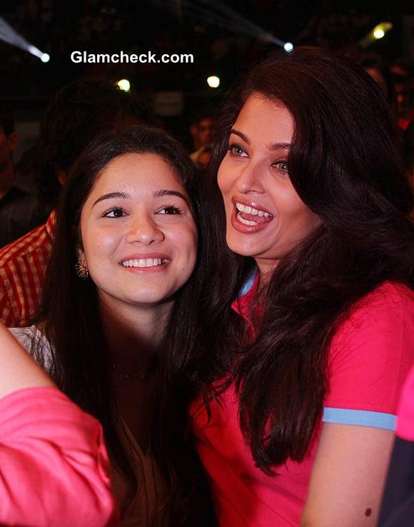 Sachin Tendulkars daughter Sara and actor Aishwarya Rai