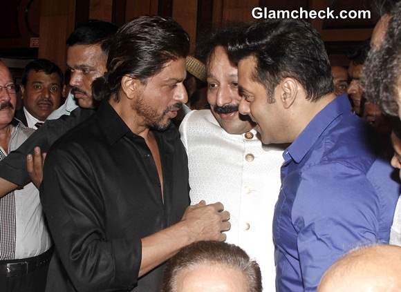 Shahrukh and Salman Meet Up at Iftar Party 2014