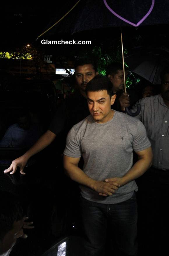 Aamir Khan at special screening of the Marathi film Saturday Sunday