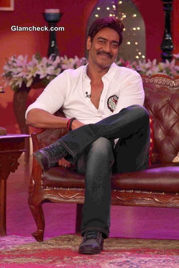 Ajay Devgan promoting his film Singham Returns