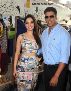 Akshay Kumar and Tamannaah Bhatia Promote Entertainment