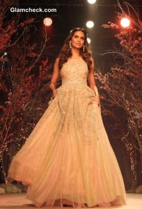 Esha Gupta for Jyotsna Tiwari India Bridal Fashion Week 2014