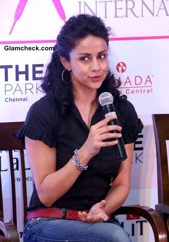 Gul Panag launch the 2nd Pinkathon