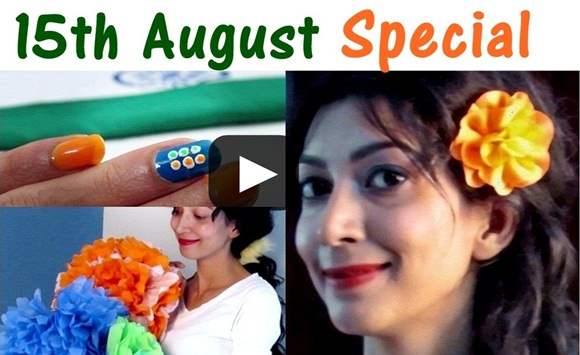 India Independence Day  Indo-western Fusion Looks Beauty DIY