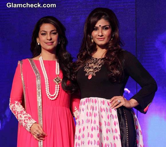 Juhi Chawla and Raveena Tandon Launch New Channel Sony Pal