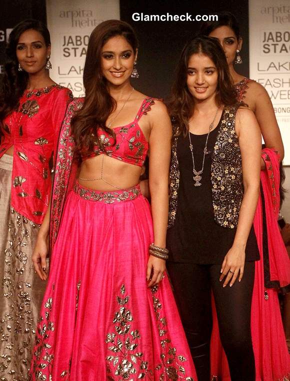 LFW Winter-Festive 2014 Ileana DCruz for Arpita Mehta