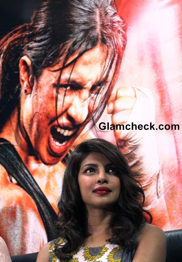 Priyanka Chopra during Mary Kom Promotions