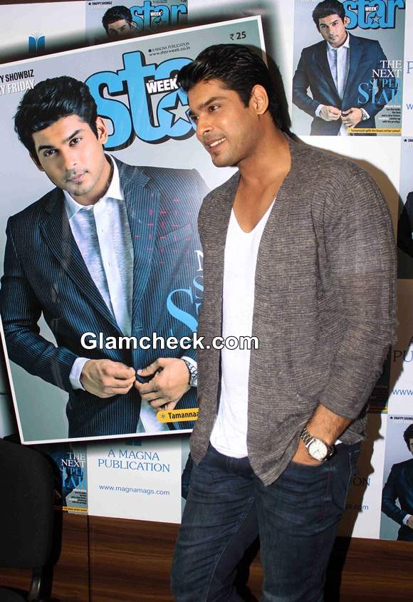 Sidharth Shukla  2014 On the Cover of Star Week Magazine