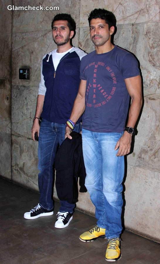 Farhan Akhtar and filmmaker Ritesh Sidhwani