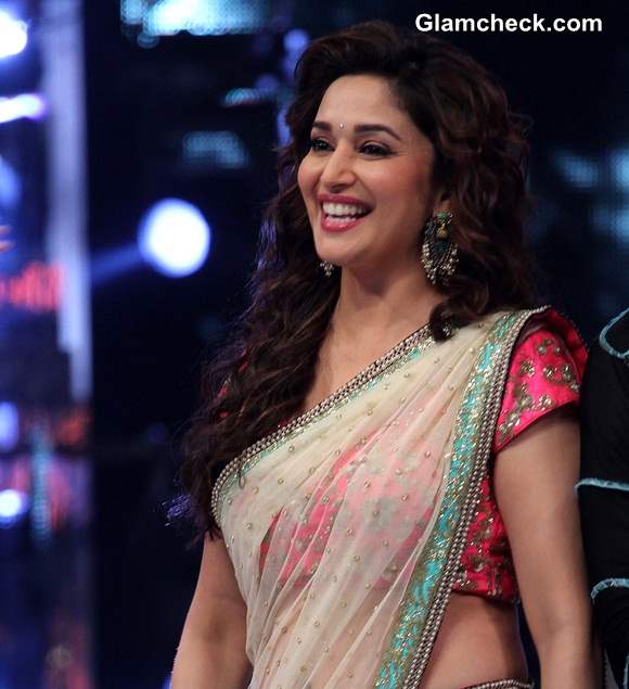 madhuri dixit jhalak dikhla jaa season 6 sarees