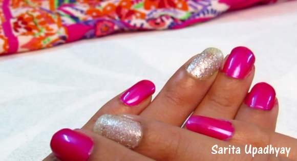 Pink Nail Art