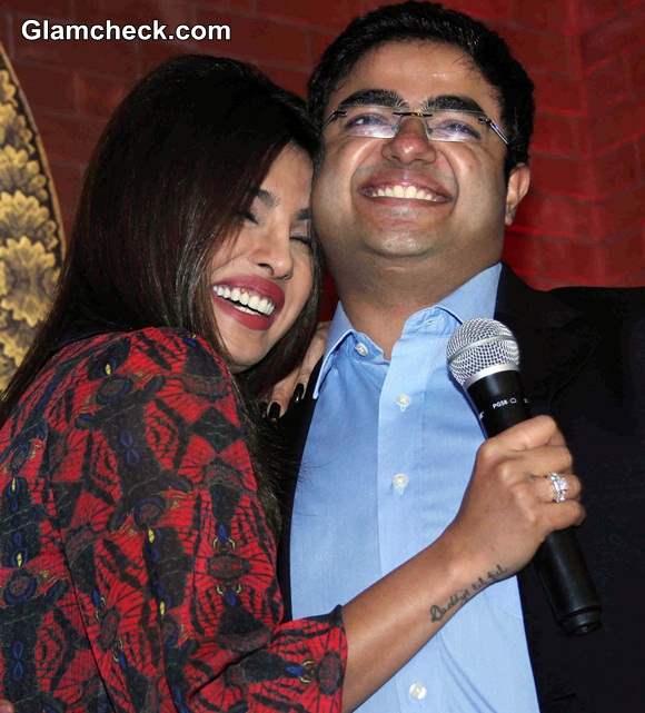 Priyanka Chopra with her brother Siddharth Chopra