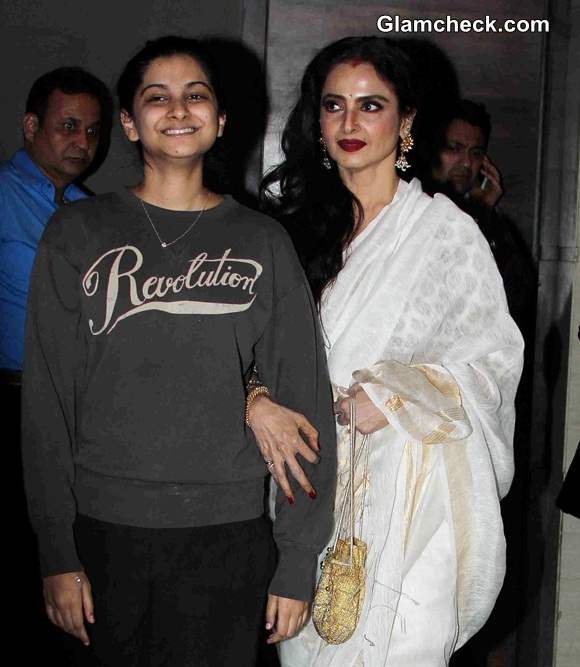 Rekha at special screening of film Khoobsurat