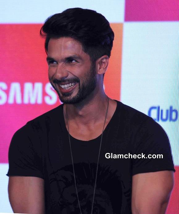 Shahid Kapoor at the launch of Club Samsung