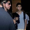 Shahrukh Khan along with his Son Aryan at the Mumbai airport