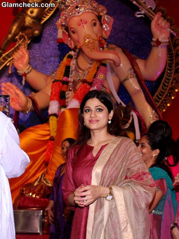 Shamita Shetty at Chinchpokli cha Raja 2014