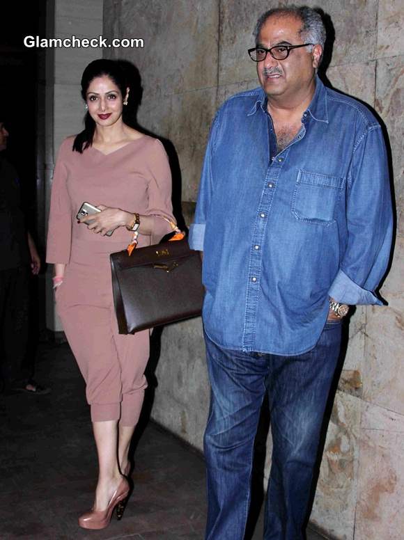 Sridevi and Boney Kapoor 2014