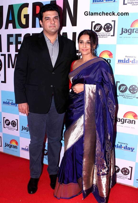 Vidya Balan with her husband and filmmaker Siddharth Roy Kapur