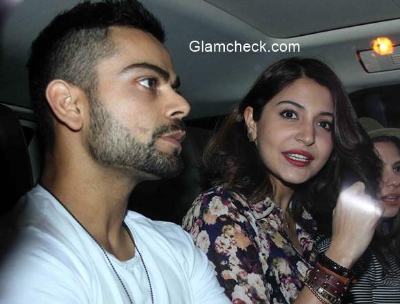 Anushka Sharma with Virat Kohli