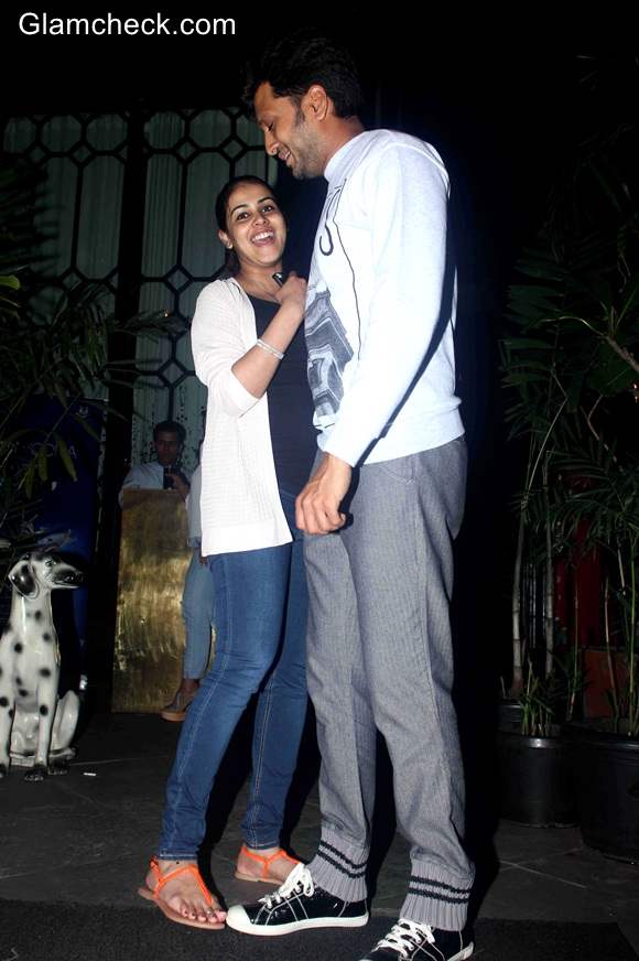 Couple Riteish Deshmukh and Genelia DSouza 2014 pics