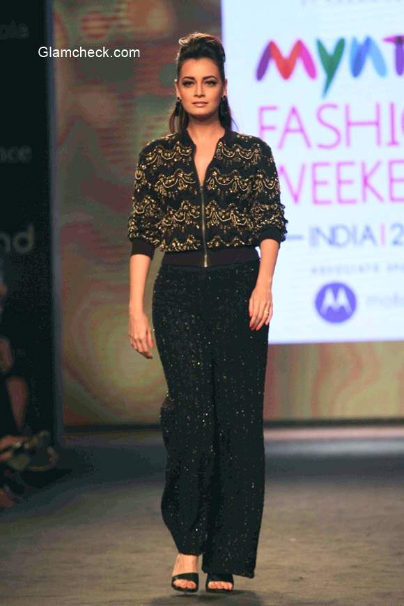 Dia Mirza at the Myntra Fashion Weekend 2014