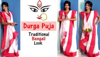 Durga Puja Traditional Bengali Look