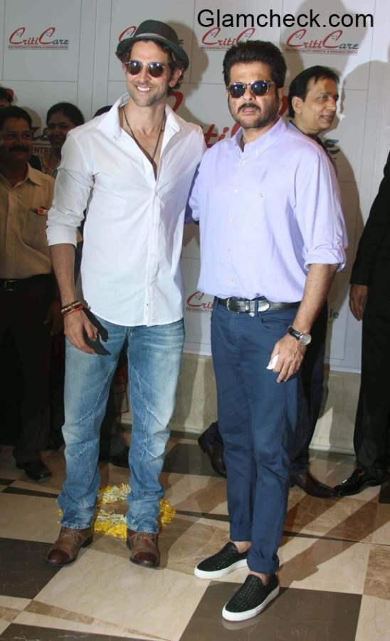 Hrithik Roshan and Anil Kapoor inaugurate Criticare Hospital New Branch