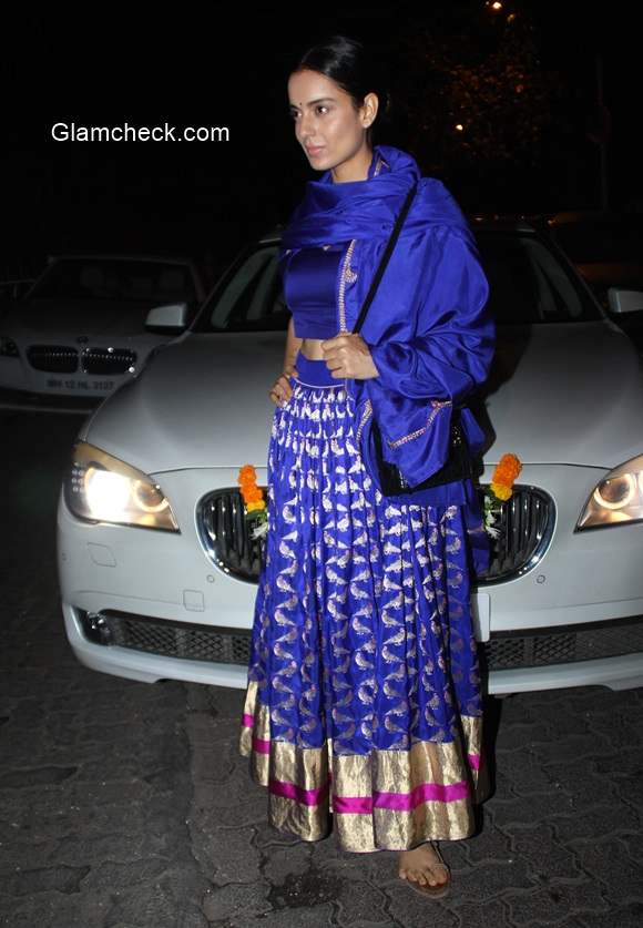 Kangana Ranaut in Sanjay Garg Lehenga