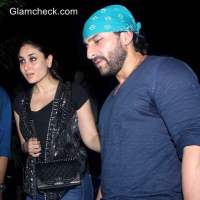 Saif Ali Khan and Kareena Kapoor spotted at a restaurant