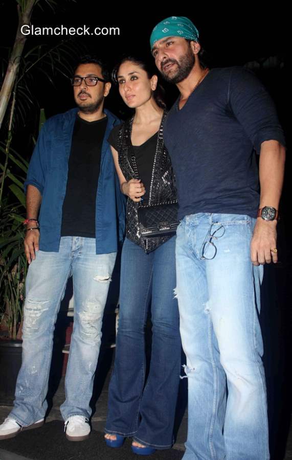 Saif Ali Khan with Kareena Kapoor spotted at a restaurant