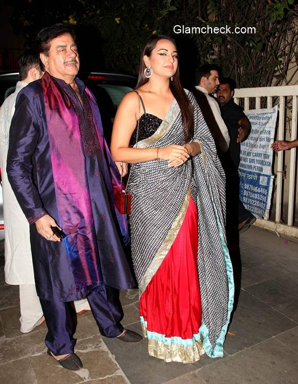 Shatrughan Sinha with Daughter Sonakshi Sinha