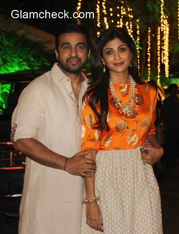 Shilpa Shetty and Raj Kundra Diwali Party