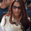Sonali Bendre at a district court for the hearing of Black Buck case in Jodhpur
