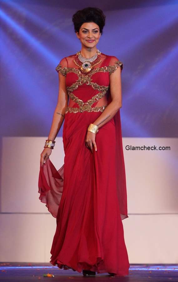 Sushmita Sen in Saree Gown