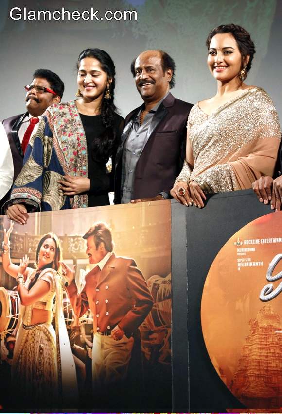 Cast of Lingaa Launches Trailer and Music in Chennai