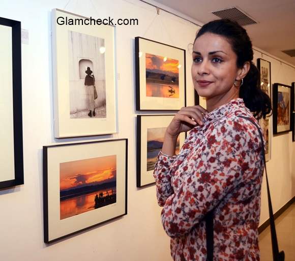 Gul Panag at The Melted Core an exhibition Launched by Nisheeth Bhatt