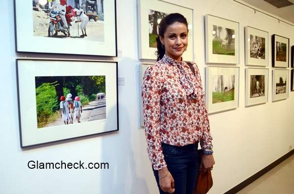 Gul Panag at The Melted Core exhibition Launched by Nisheeth Bhatt