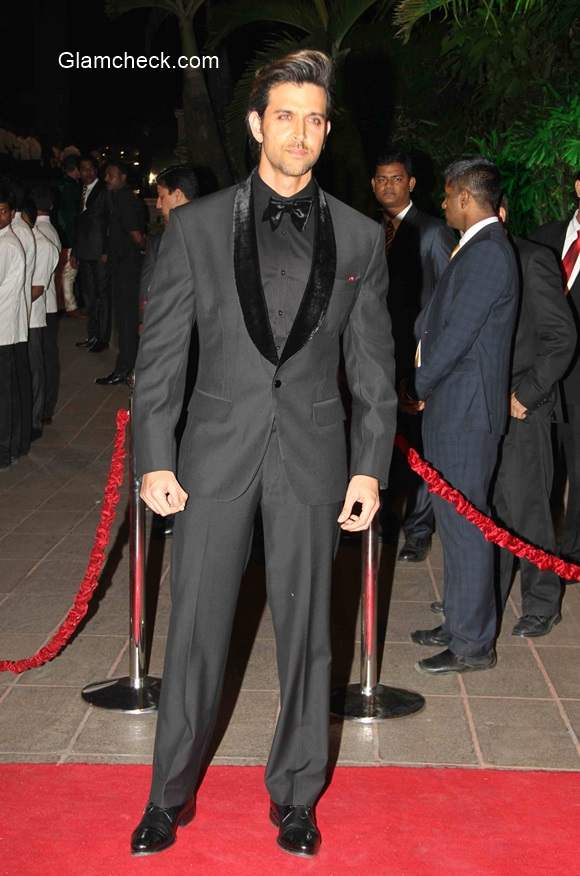 Hrithik Roshan at Arpita Khan and Aayush Sharma Wedding Reception