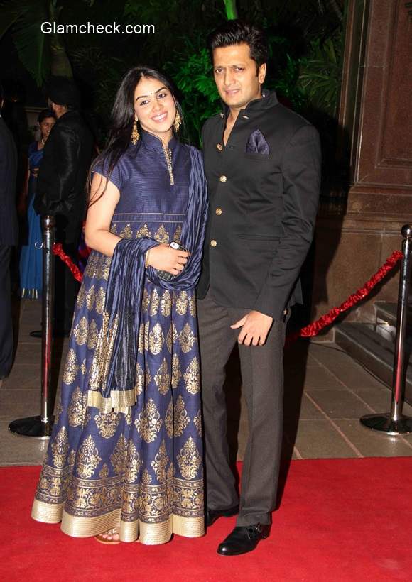 Riteish Deshmukh with wife Genelia DSouza