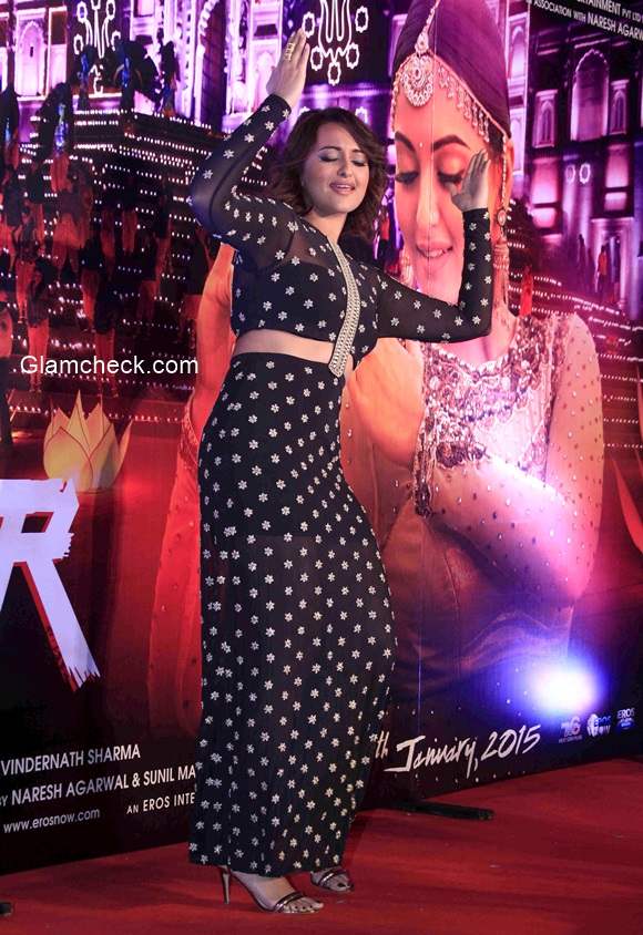 Sonakshi Sinha during the promotion of song Radha from her latest film Tevar