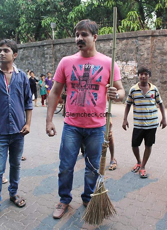 Vivek Oberoi in Swachh Bharat Abhiyan organized by CPAA