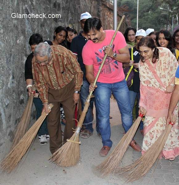 Vivek Oberoi participates in Swachh Bharat Abhiyan organized by CPAA