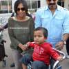 Vivek Oberoi with his family at Jodhpur Airport