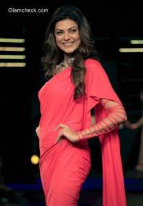 Sushmita Sen for Shiven and Naresh during Blenders Pride Fashion Tour 2014