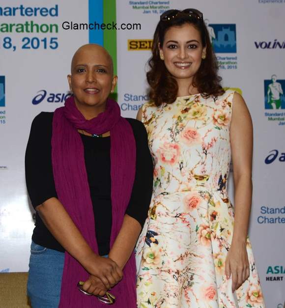 Dia Mirza lends support to Standard Charted Mumbai Marathon