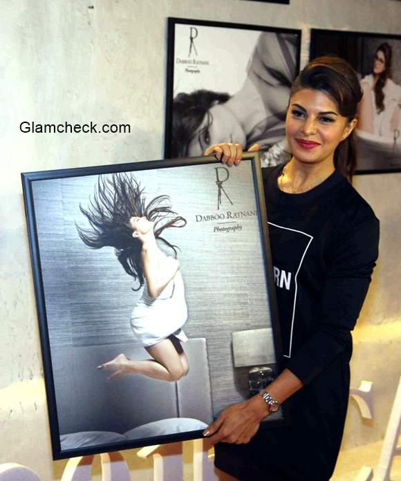 Jacqueline Fernandez attends the launch Dabboo Ratnani 2015 calendar