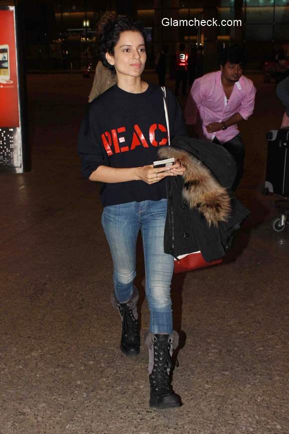 Kangana Ranaut Airport Look